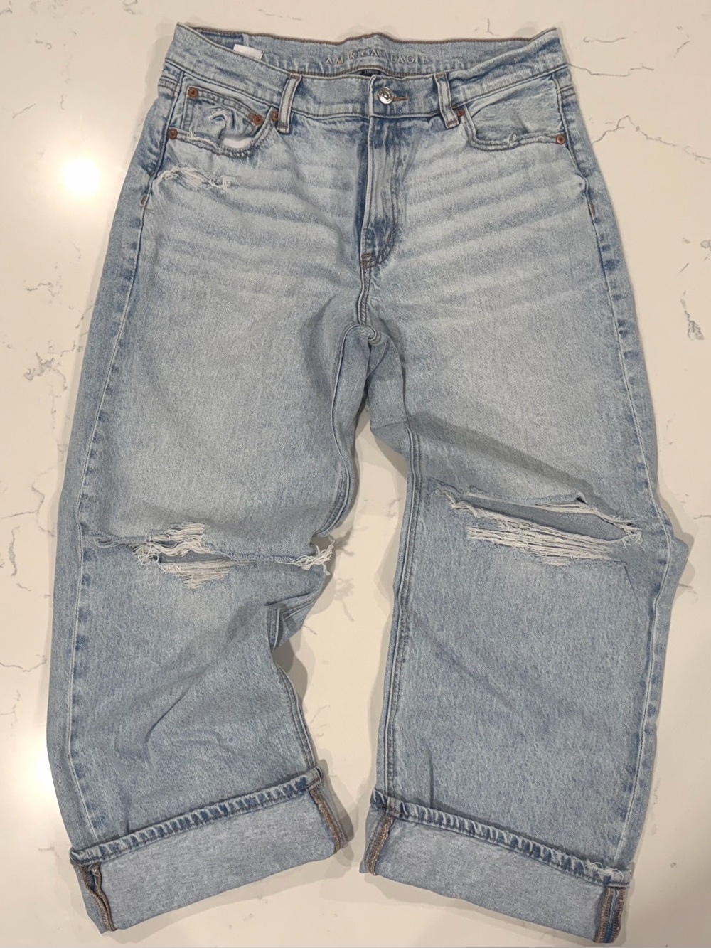 American Eagle High Waisted Strigid Stovepipe Jeans Size 10